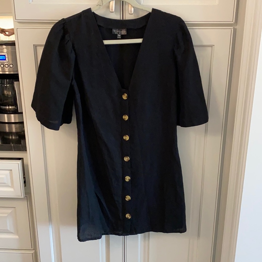NWOT Topshop Black Dress